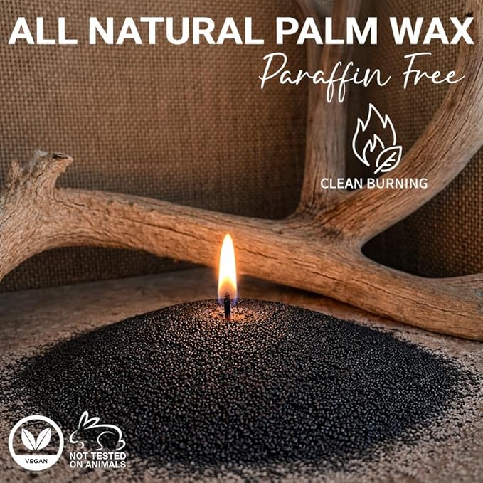 Fiora Naturals Pearled Candle Sand with Wicks – 1 Lb Sand Wax Beads & 20 Cotton Wicks – DIY Refillable Candle Making Kit, Long-Lasting, Smoke-Free, Clean Burning Snow Candles, Mothers Day Gift