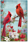 GUAIEUW Red Bird Bouquet Diamond Painting Kit for Adults, Full Round Diamond Cardinal Bird 5D Diamond Painting DIY Art Crafts for Winter Home Wall Decor Holiday Gift 16x20 Inch