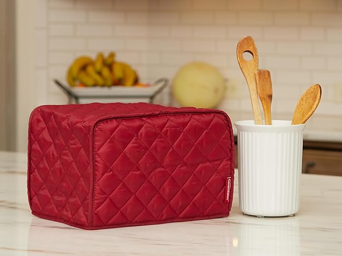 Covermates Keepsakes - Slow Cooker Cover - Dust Protection - Stain Resistant - Washable - Appliance Cover, Red