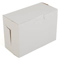 Southern Champion Tray 0904 Premium Clay Coated Kraft Paperboard White Non-Window Lock Corner Bakery Box, 5-1/2" Length x 2-3/4" Width x 4" Height (Case of 250)