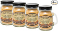 Our Own Candle Company Caramel Pecan Scented Mini Mason Jar Candle, 3.5 Ounce (4 Pack)