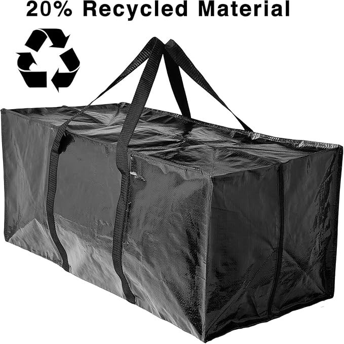 BAG-THAT! 5 Moving Bags Heavy Duty Extra Large Stronger Handles Wrap Storage Totes Zippered Reusable Packing Bags Moving Supplies Storage Boxes Storage totes Moving Boxes Packing Supplies Packing Box