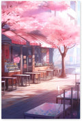 GUAIEUW DIY 5D Round Diamond Spring Cherry Blossom Diamond Painting Kits - Full Diamond Crystal Art Kit for Adults, Suitable for Modern Taste Home Decor Gifts 12x18 Inch