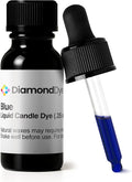 Blue Liquid Candle Dye (.25 oz) - Made in the USA - Safe and Easy to Use - Pure and Simple Ingredients - Candle Making Supplies for Soy, Paraffin, Palm or Gel Wax - 10 Vibrant Colors to Choose from
