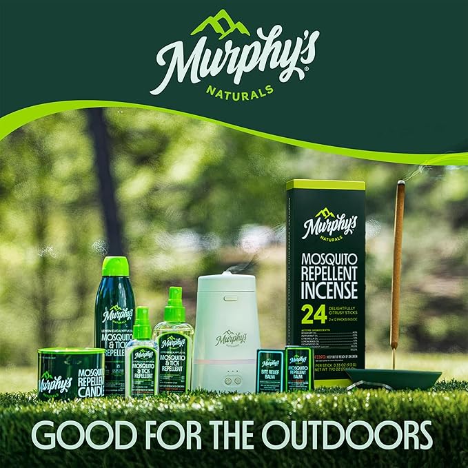 Murphy's Naturals Mini Mosquito Bug Repellent Candles for Outdoor Patio, Citronella & Essential Oils, 14-Hour Burn Time Each, 3.5 oz, 9-Pack