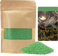 Monivi Scented Candle Sand with Wicks 1.1lb Green Pearled Candle Beads Sand Candles with Wicks St. Patrick's Day Decor 85 Burn Hours Refillable Candle Wax for DIY Candle Making(Scented Sage)