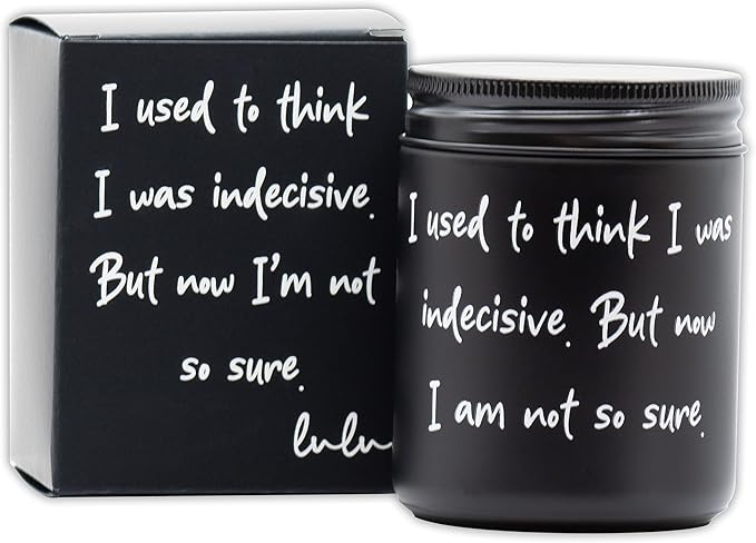 Lulu Candles | Blue Citrus | Funny Gifts Scented Soy Jar Candle | Hand Poured in The USA | Highly Scented & Long Lasting (8 Oz. Mason Jar)