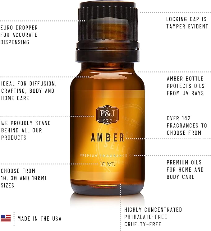 P&J Trading - Salty Sea Scented Oil 100ml - Fragrance Oil for Candle Making, Soap Making, Diffuser Oil