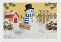 AIVKIEJK Diamond Painting Kits for Adults - Christmas Welcome Snowman Winter Christmas Painting DIY 5D Full Drill Diamond Dots Paintings with Diamonds Gem Art and Crafts Home Decor 8"x12"