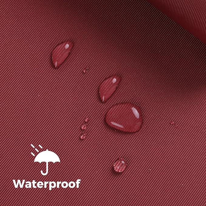 Nylon Fabric, 58" W 420D Waterproof Fabric 3 Yard Ripstop Nylon Material Outdoor Upholstery Twill Sewing Material for Patio Chair, Lining, Cushion, Purse, Tote Bag, Tent, Tarp Cover, DIY Project Red