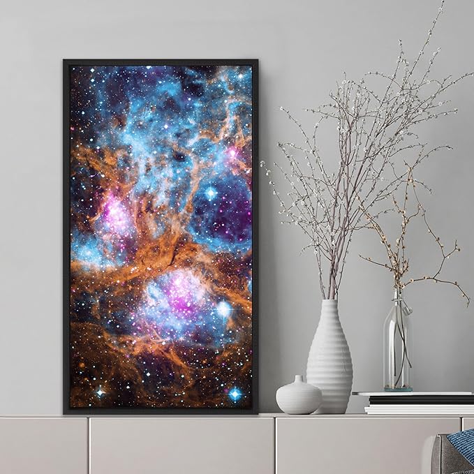 Pixy Canvas Floater Frame 8x14 for 1-1/2 (1.5) inch Deep Canvas Paintings/Canvas Prints/Wood Canvas Panels/Wall Art/Wall Decor/Home Decor/Artwork (Black, 8 x 14 inch, Landscape)