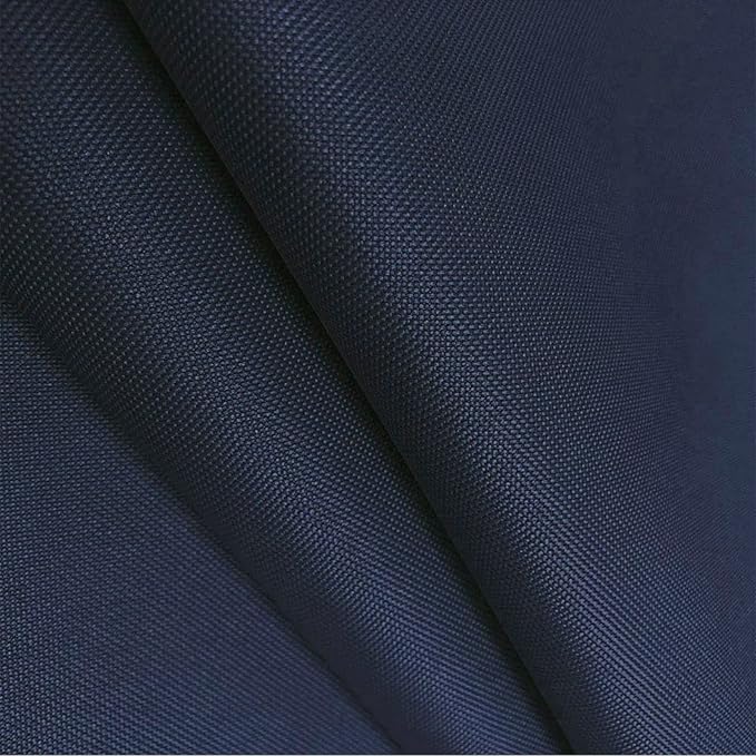 Foreate Waterproof Canvas Fabric by The Yard 600D Upholstery Fabric for Chairs 58" Wide Indoor Outdoor Water Resistant Canvas Polyester Material Sewing DIY Cloth, 15 Yards Navy Blue