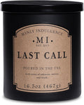Manly Indulgence Last Call Scented Candles for Men, 16.5 oz Single Wick, Premium Soy Blend Wax, 60H Burn, Candles for Home Scented – Made in The USA