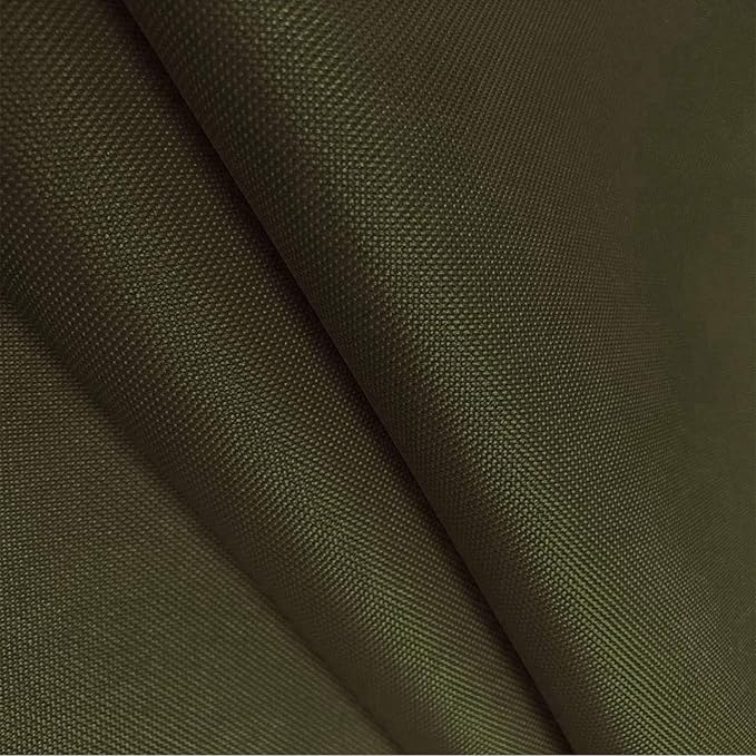 Foreate Waterproof Canvas Fabric by The Yard 600D Upholstery Fabric for Chairs 58" Wide Indoor Outdoor Water Resistant Canvas Polyester Material Sewing DIY Cloth, 8 Yards Army Green