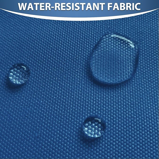 Waterproof Canvas Fabric by The Yard 58inch 600D Upholstery Material Polyester Fabric Outdoor Water Resistant Fabric for Sewing Chair Patio Cushion Purse Bag Interior, Pre Cut 3 Yard Ocean Blue