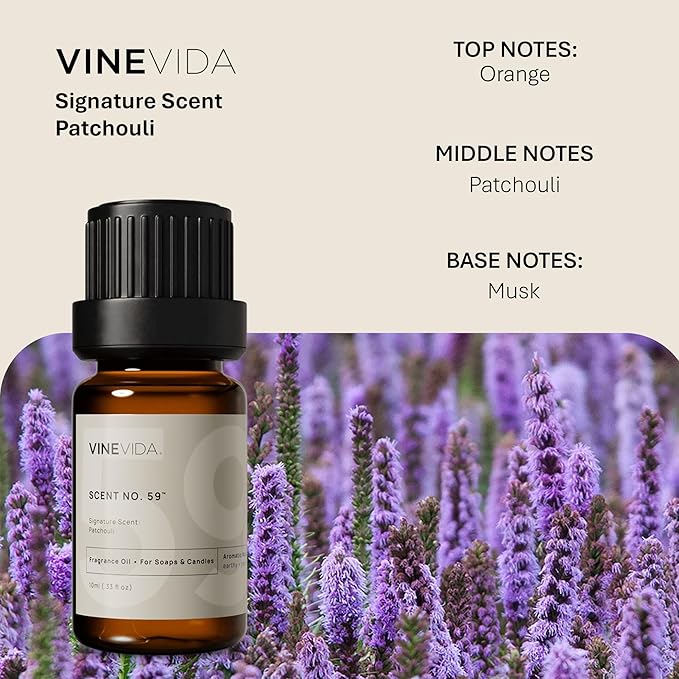 VINEVIDA [0.33oz] Scent No.59 Fragrance Oil for Candle Making and Soap Making - Premium Candle Scents for Soy Candles