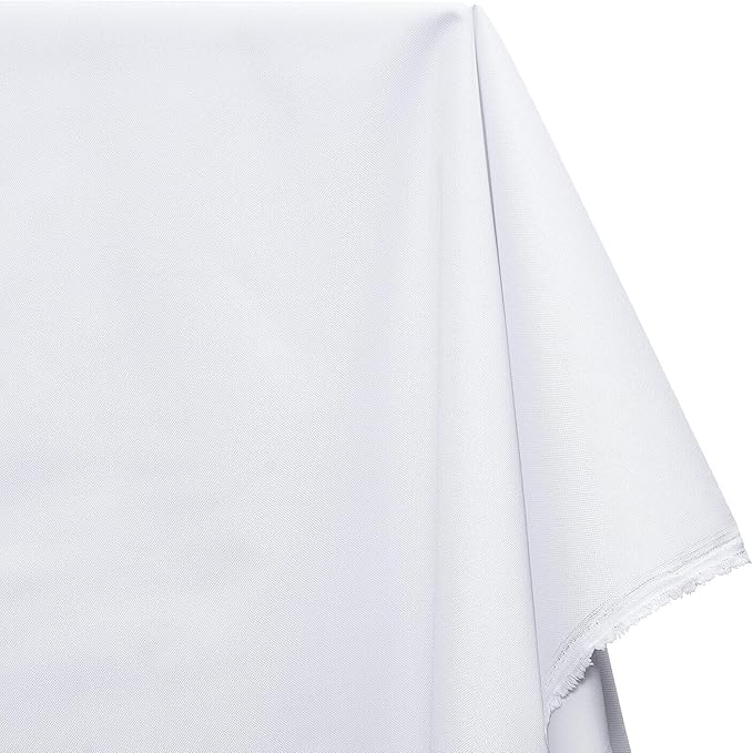 Ottertex Canvas Fabric Waterproof Outdoor 60" Wide 600 Denier Sold by The Yard (10 Yard, White)