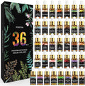 36 Pcs Fragrance Oil Set for Diffusers, Humidifiers, Skin Care, Massage, Premium Fragrance Oil, Gift for Friend, DIY Candle and Soap Making(36 * 5ML)