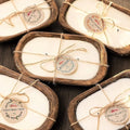 Red Barn Candle Company Wood Dough Bowl Candles | 100% Natural Soy Wax & Essential Oil Infused | Odor Eliminating + Pet Safe | Scented Candle Gifts for Men & Women (Salted Caramel, 3-Wick)