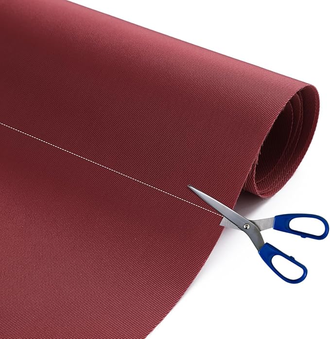 Nylon Fabric, 58" W 420D Waterproof Fabric 3 Yard Ripstop Nylon Material Outdoor Upholstery Twill Sewing Material for Patio Chair, Lining, Cushion, Purse, Tote Bag, Tent, Tarp Cover, DIY Project Red