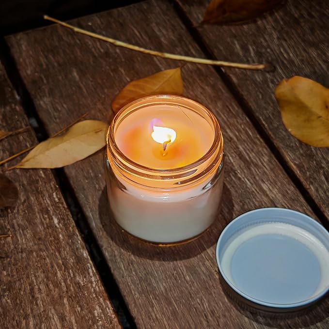 10cm Hemp Candle Wicks 100Pcs, Hemp Braided Wick for Handamde Candle Making, Pre-Waxed with Beeswax