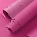 ANMINY 100% Waterproof Outdoor Fabric by The Yard, 58" W 600D Marine Canvas Fabric with PVC Backing, Ripstop Upholstery Material for Furniture Boat Covers Tent Awning, 1 Yard Pink