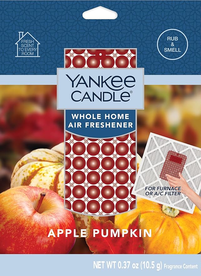 Yankee Candle Whole Home Air Freshener Variety Pack (Midsummer's Night, Sparkling Cinnamon, Apple Pumpkin, & Sicilian Lemon) (3ea / Pack of 12)