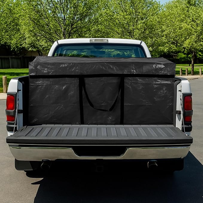 4 Pcs 149 Gallon Extra Large Moving Bags Heavy Duty Storage Bag with Strong Zipper Handle Foldable XXL Jumbo Storage Tote Packing Moving Box for College Dorm Travel Cloth Duffle (Black)