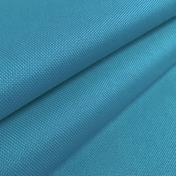 Foreate Waterproof Canvas Fabric by The Yard 600D Upholstery Fabric for Chairs 58" Wide Indoor Outdoor Water Resistant Canvas Polyester Material Sewing DIY Cloth, 5 Yards Cyan Blue