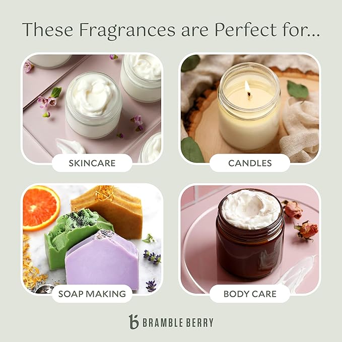 Bramble Berry Frosted Fir Fragrance Oil 2 oz | Fresh Evergreen Winter Scent for Soap Making, Candles, Lotion, Bath Bombs & Perfume | Skin Safe, Vegan, Paraben & Phthalate Free