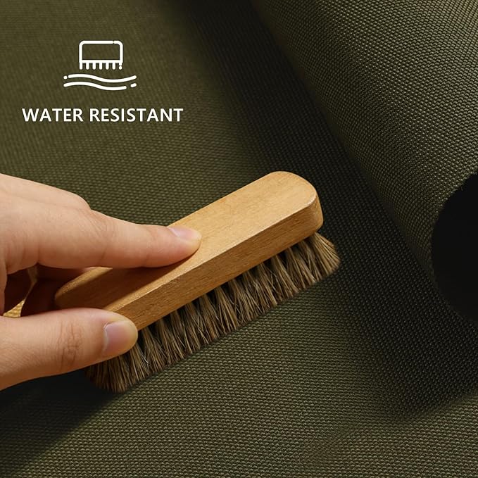 Waterproof Canvas Fabric by The Yard 58inch 600D Upholstery Material Polyester Fabric Outdoor Water Resistant Fabric for Sewing Chair Patio Cushion Purse Bag Interior, Pre Cut 1 Yard Army Green