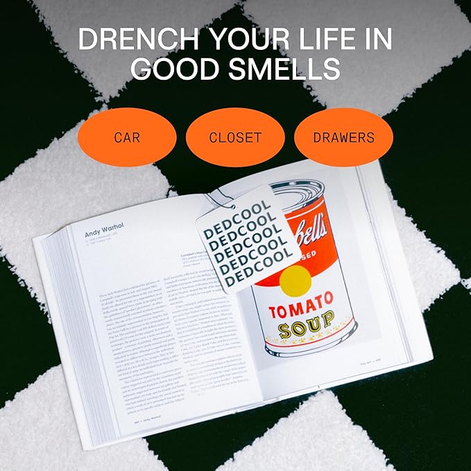 DedCool Air Freshener | Fragrance 03 | Hanging Odor Eliminator for Cars, Closets & Drawers | Juniper Berries, Pomelo & Saffron | Long-Lasting Essential Oil Infused Scent | Non-Toxic