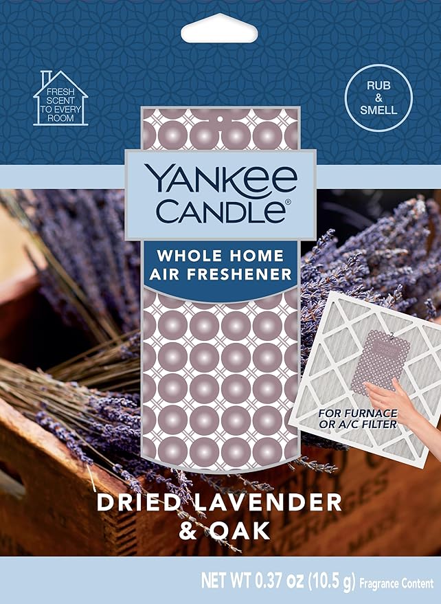 Yankee Candle Dried Lavender & Oak Whole Home Air Freshener (Pack of 4)