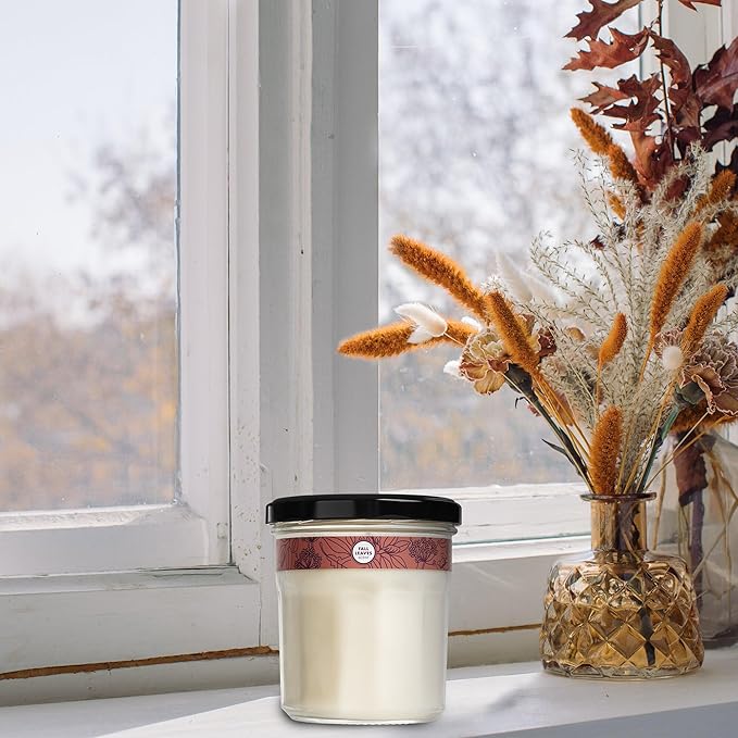 MRS. MEYER'S CLEAN DAY Scented Soy Candle, Large, Fall Leaves Scent, 7.2 oz