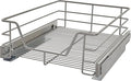 ClosetMaid 32100 Premium 14.5-Inch Wide Kitchen Single Tier Cabinet Pull Out Basket, Platinum