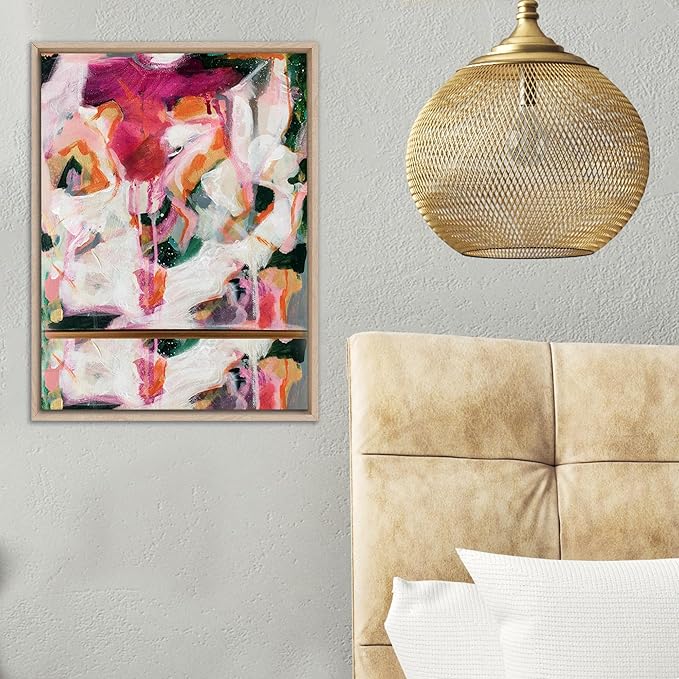 Pixy Canvas Floater Frame 10x18 for 3/4 (0.75) inch Deep Canvas Paintings/Canvas Prints/Wood Canvas Panels/Wall Art/Wall Decor/Home Decor/Artwork (Nordic White Oak, 10 x 18 inch, Portrait)