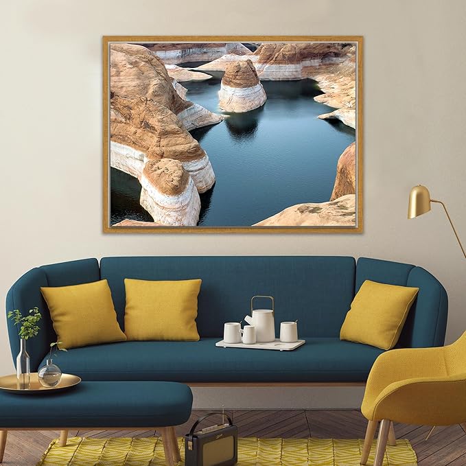 Pixy Canvas Floater Frame 14x20 for 1-1/2 (1.5) inch Deep Canvas Paintings/Canvas Prints/Wood Canvas Panels/Wall Art/Wall Decor/Home Decor/Artwork (Natural Oak, 14 x 20 inch, Portrait)