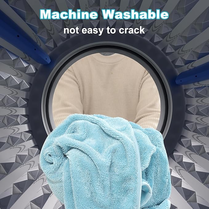 JOYMOOP Microfiber Towels for Cars, 2 Pack 35.4" x 23.6" Car Drying Towel, Blue Reusable Car Towel, Quick Drying Car Microfiber Cleaning Cloth for RVs, SUVs, Trucks