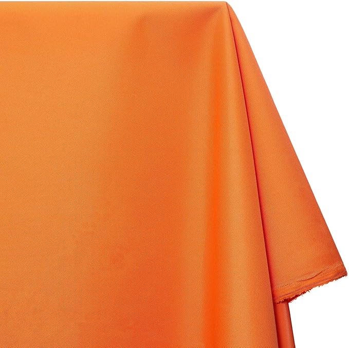 Ottertex Canvas Fabric Waterproof Outdoor 60" Wide 600 Denier Sold by The Yard (3 Yard, Orange)