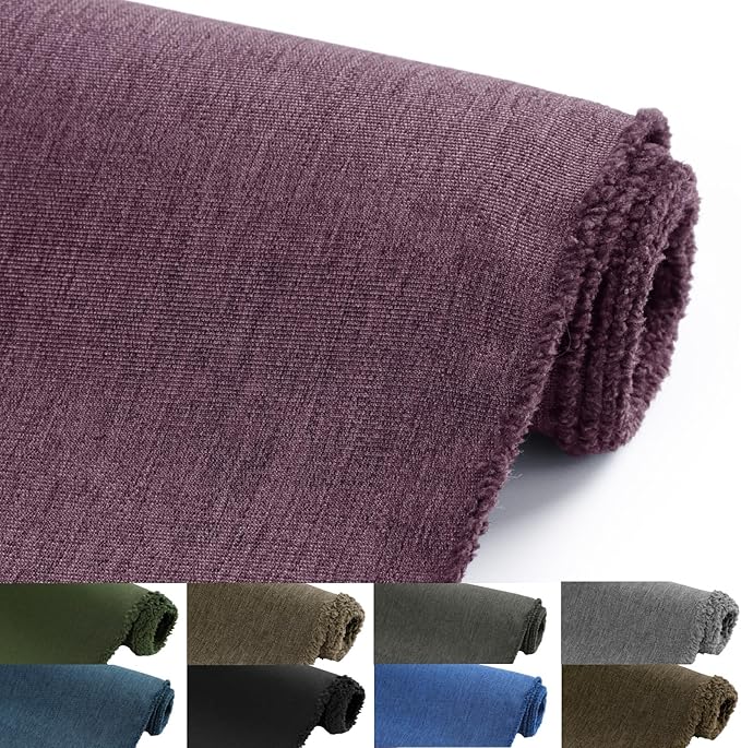 Waterproof Canvas Fabric by The Yard, 58inch 600D Upholstery Fabric Polyester Material Outdoor Water Resistant Material for Sewing Chair Patio Cushion Bag Sofa Seat Repair, 8 Yard Pink Purple