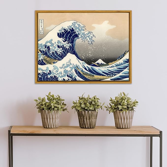 Pixy Canvas Floater Frame 10x15 for 3/4 (0.75) inch Deep Canvas Paintings/Canvas Prints/Wood Canvas Panels/Wall Art/Wall Decor/Home Decor/Artwork (Natural Oak, 10 x 15 inch, Portrait)