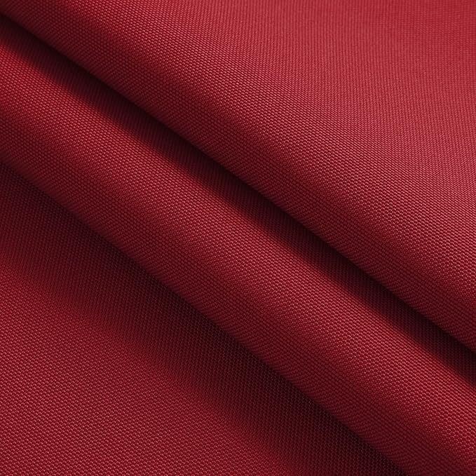 Thickened Waterproof Canvas Fabric by The Yard 1200D 58" W Outdoor Upholstery Material Heavy Duty Fabric Water Resistant Sewing Material for Chair Patio Cushion Purse Bag 3 Yard Red