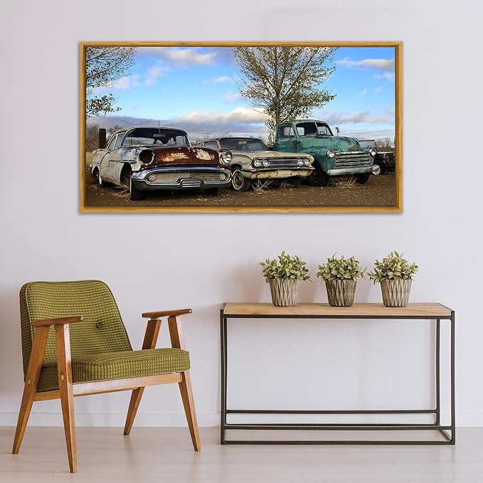Pixy Canvas Floater Frame 16x20 for 3/4 (0.75) inch Deep Canvas Paintings/Canvas Prints/Wood Canvas Panels/Wall Art/Wall Decor/Home Decor/Artwork (Natural Oak, 16 x 20 inch, Landscape)