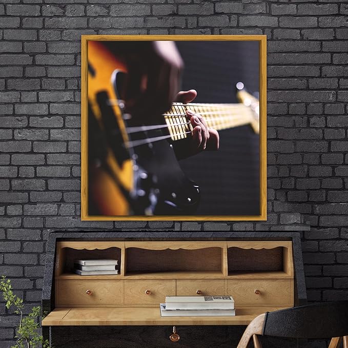 Pixy Canvas Floater Frame 11x11 for 3/4 (0.75) inch Deep Canvas Paintings/Canvas Prints/Wood Canvas Panels/Wall Art/Wall Decor/Home Decor/Artwork (Natural Oak, 11 x 11 inch, Square)