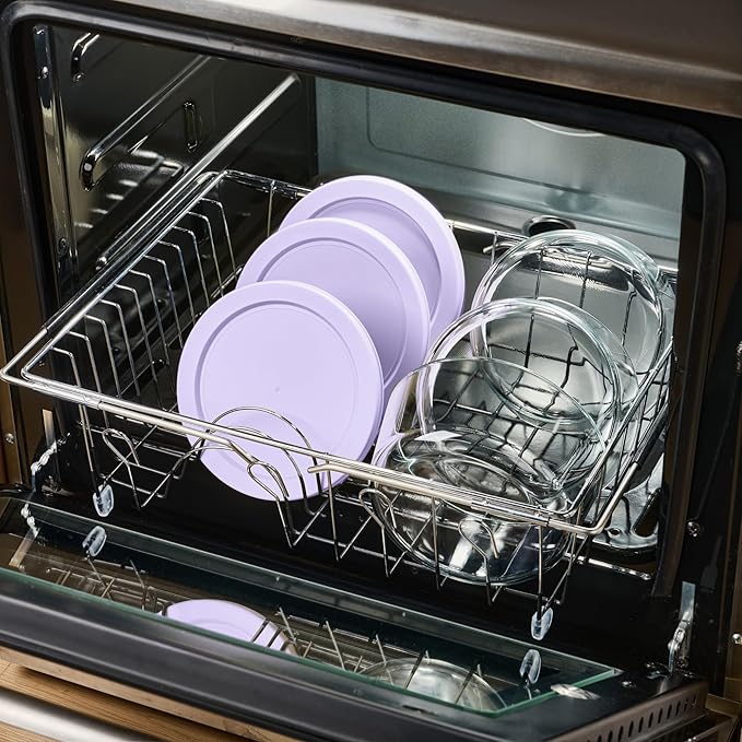 DURA LIVING 12-Piece Glass Food Storage Containers Set (6 Containers + 6 BPA-Free Lids) | 4-Cup, Leakproof | Microwave, Freezer, Oven & Dishwasher Safe | Ideal for Meal Prep & Pantry Organization