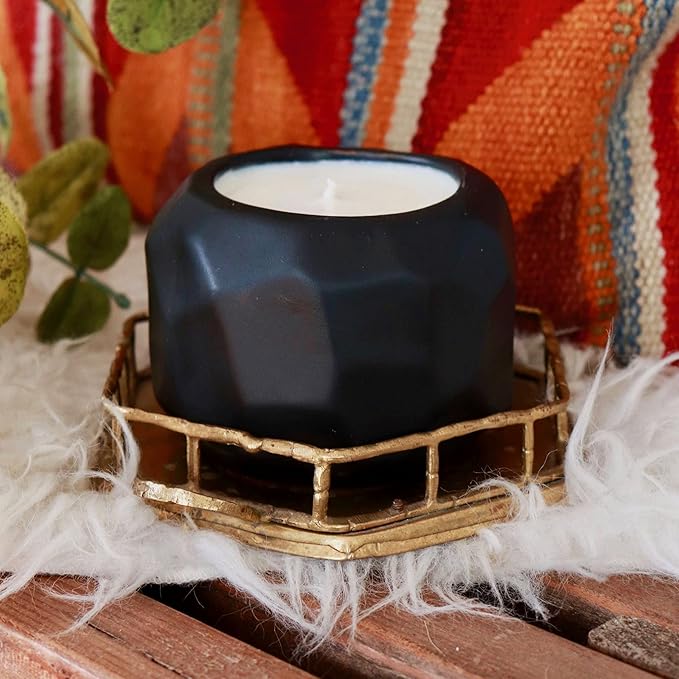 Hyggelight - The Growing Candle, Sandalwood & Vanilla Scented, 13oz Ceramic Pot, Aromatherapy Candles for Home, 100% Soy, Emma