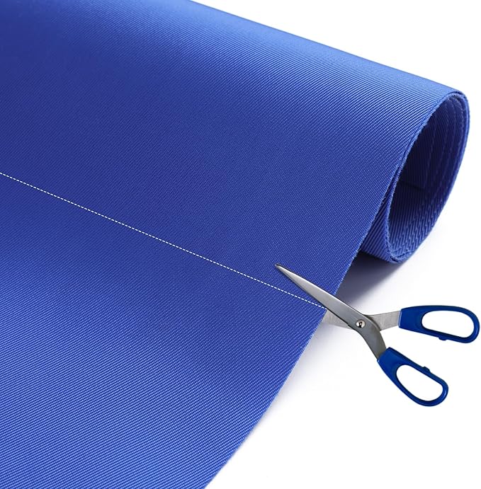Nylon Fabric, 58" W 420D Waterproof Fabric 8 Yard Ripstop Nylon Material Outdoor Upholstery Twill Sewing Material for Patio Chair, Lining, Cushion, Purse, Tote Bag, Tent, Tarp Cover, DIY Project Blue