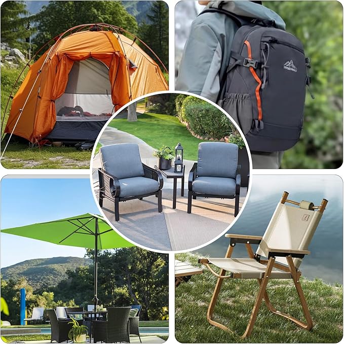 Waterproof Canvas Fabric by The Yard 58inch 600D Upholstery Material Polyester Fabric Outdoor Water Resistant Fabric for Sewing Chair Patio Cushion Purse Bag Interior, Pre Cut 3 Yard Yellow