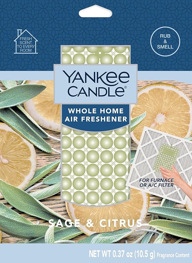 Yankee Candle Sage Citrus Whole Home Air Freshener (Pack of 4)