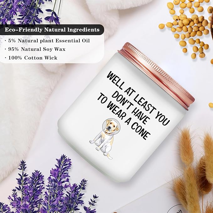 Get Well Soon Gifts for Women, Men - Funny After Surgery Recovery Encouragement Humor Sympathy Candle Gifts - Feel Better for Sick - Family Friend Coworker Thinking of You Cheer up